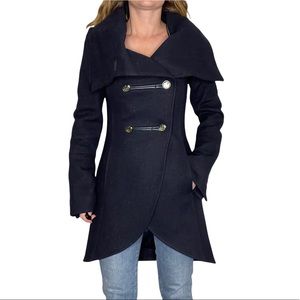 Mackage Diana Military Wool Peacoat